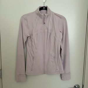 Lululemon Define jacket light baby pink size 6